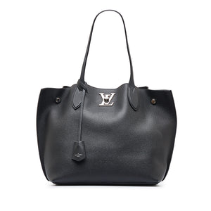 Louis Vuitton Lockme Cabas Black Calfskin
