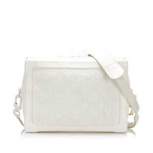 Louis Vuitton Soft Trunk Necklace in Taurillon Leather with White-tone - US