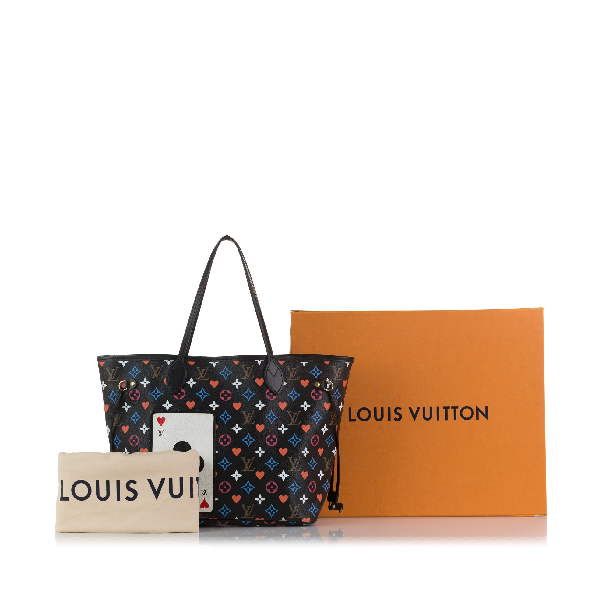 Louis Vuitton Black Multicolor Monogram Canvas Game On Neverfull