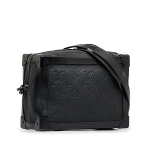 Louis Vuitton Soft Trunk Monogram Embossed Black