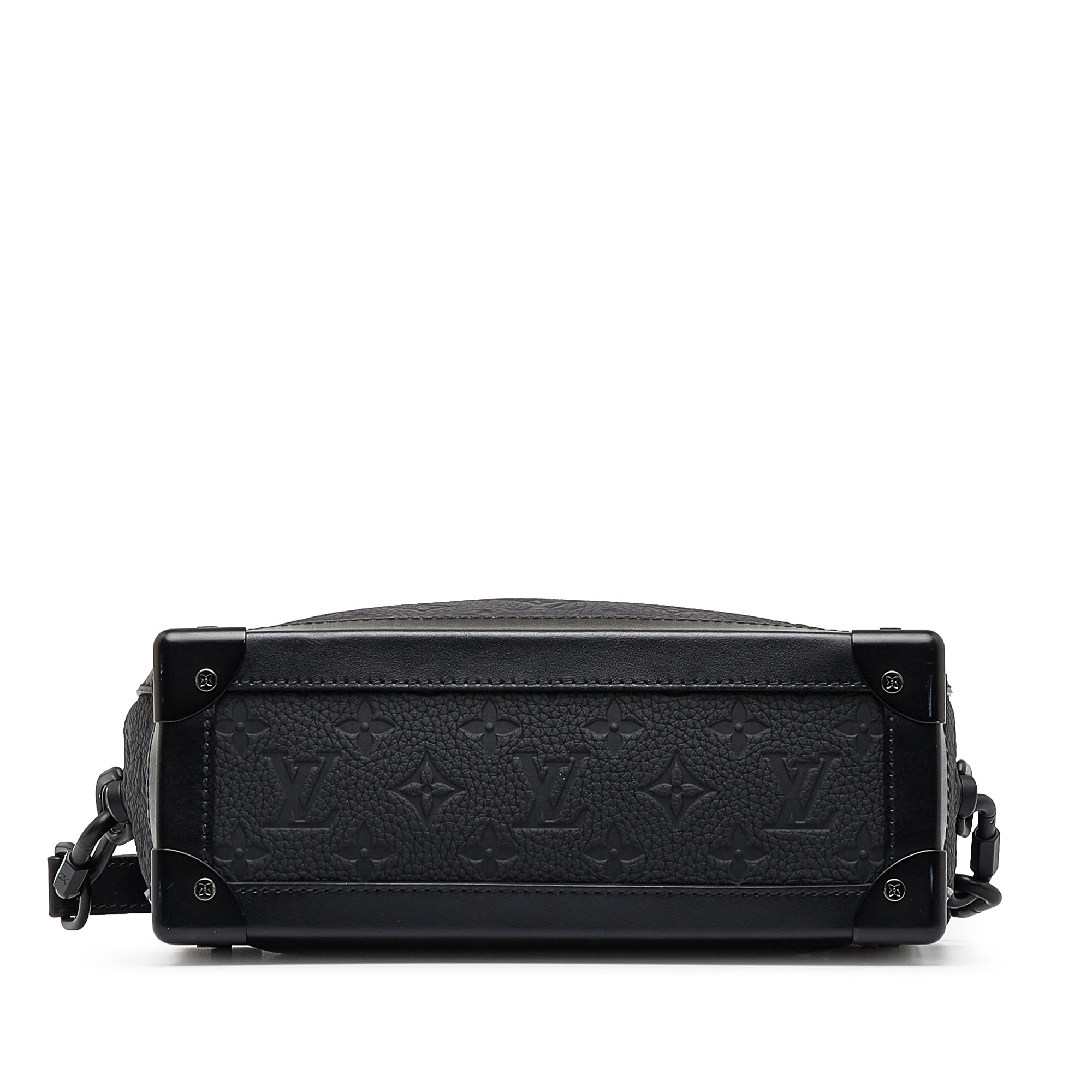 Louis Vuitton Soft Trunk Monogram Embossed Black