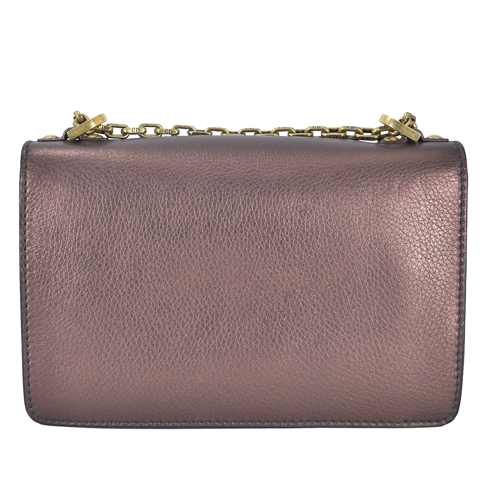 Dior J'adior Mini Chain Flap Purple Metallic