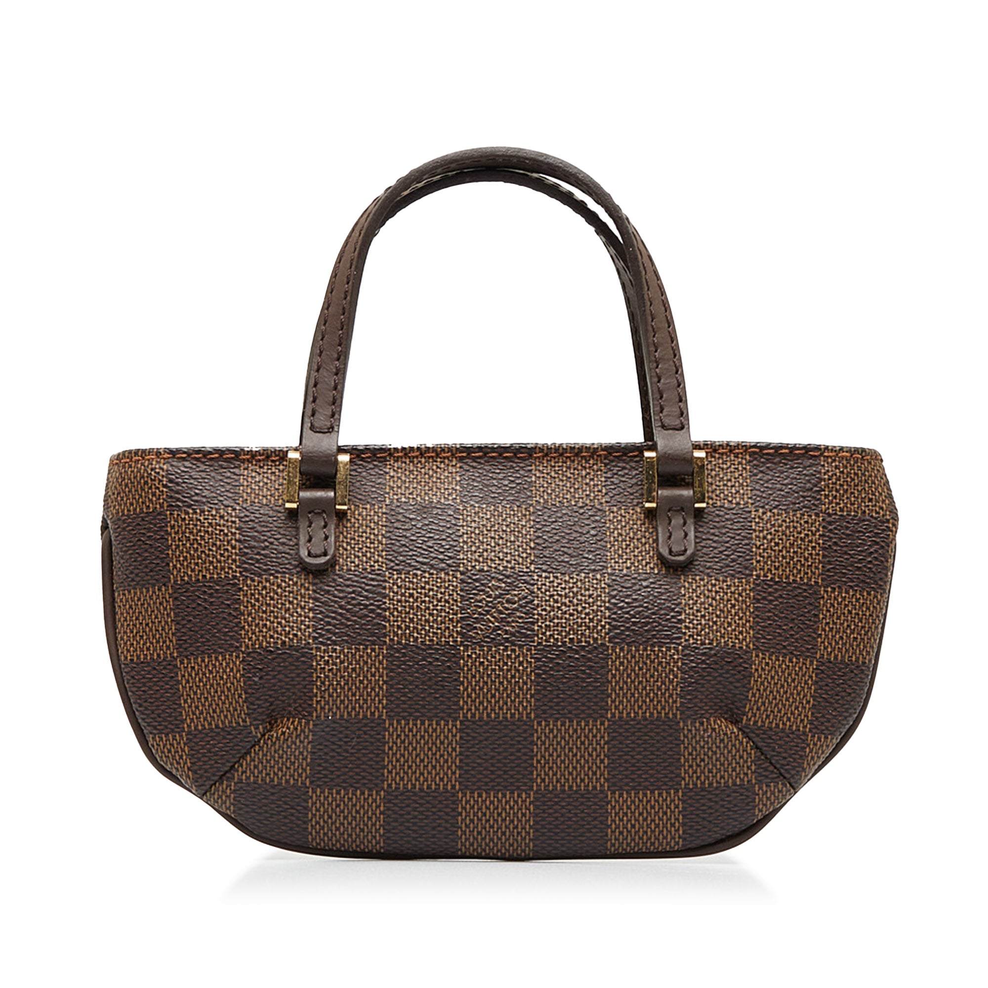Louis+Vuitton+Navona+Shoulder+Bag+Brown+Canvas for sale online