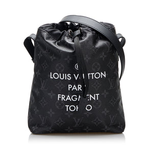 Louis Vuitton X Fragment Bucket Bag Monogram Eclipse Canvas