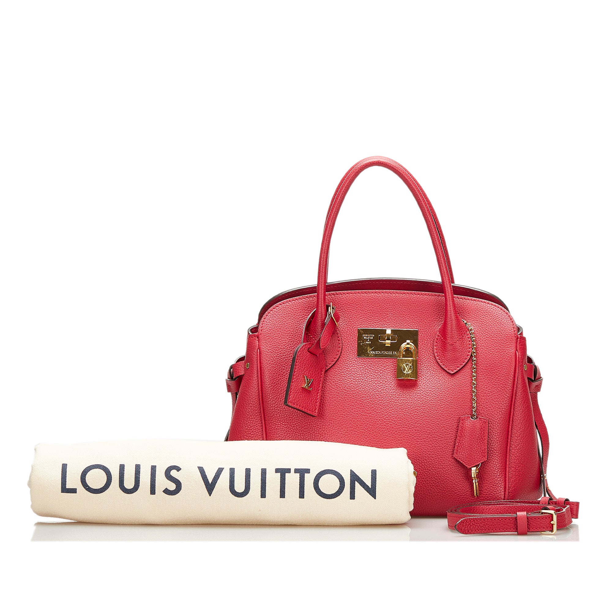 Louis Vuitton Milla PM Red Veau Nuage