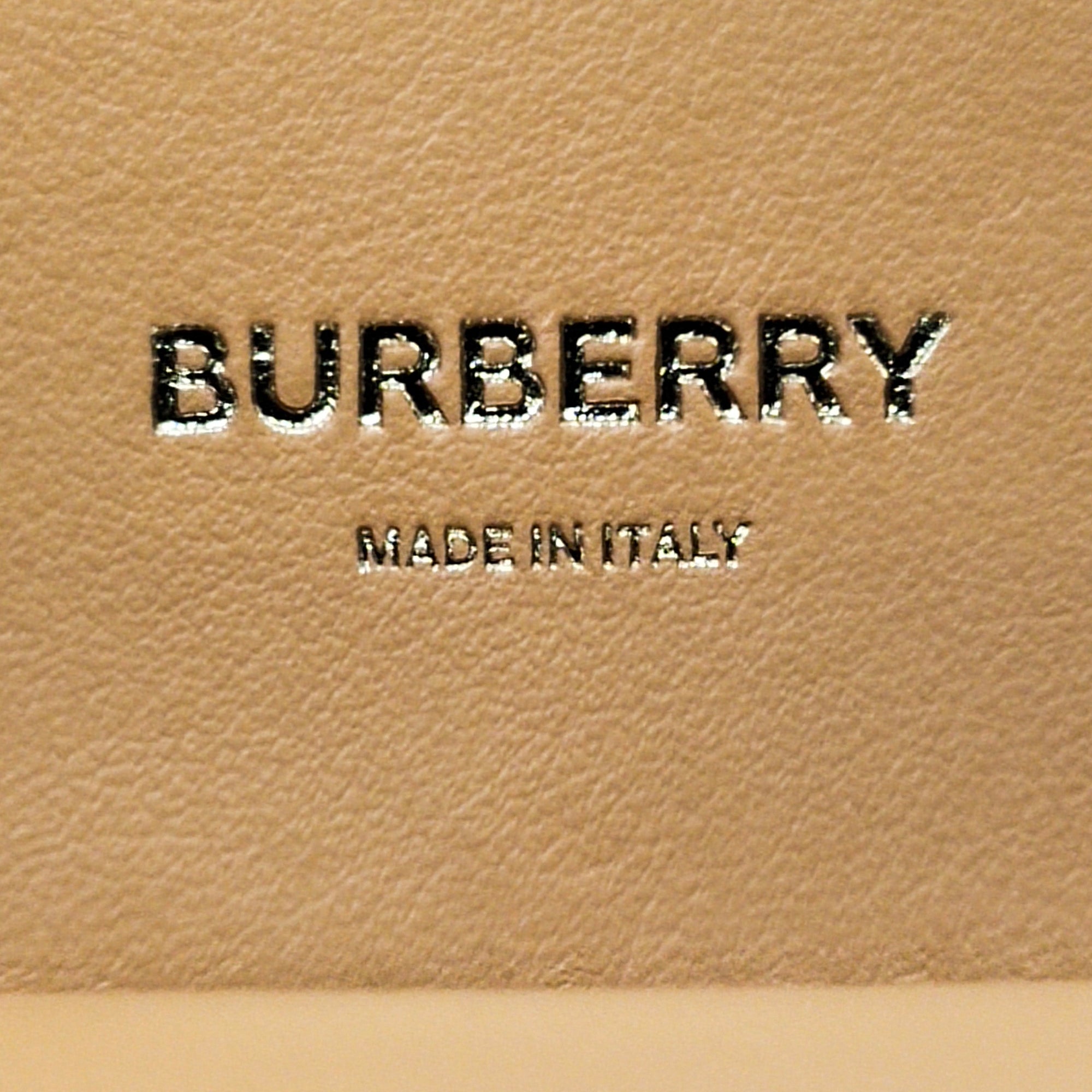 Burberry Pocket Tote Brown Canvas