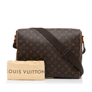 Louis+Vuitton+Abbesses+Messenger+Bag+Brown+Canvas for sale online