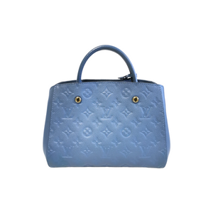 Louis Vuitton Montaigne BB Blue Monogram Empreinte