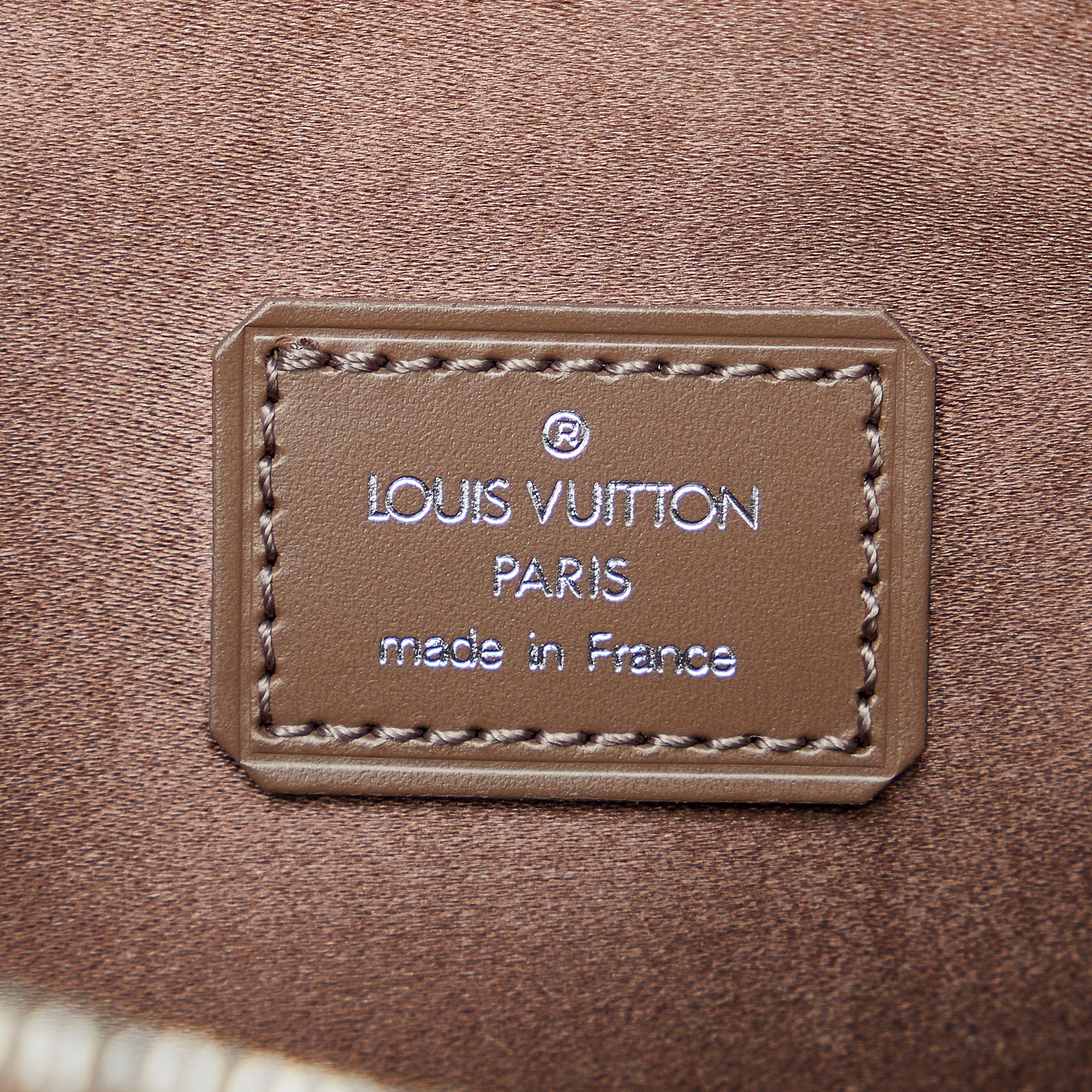 Louis Vuitton Alma Mini Brown Monogram Satin