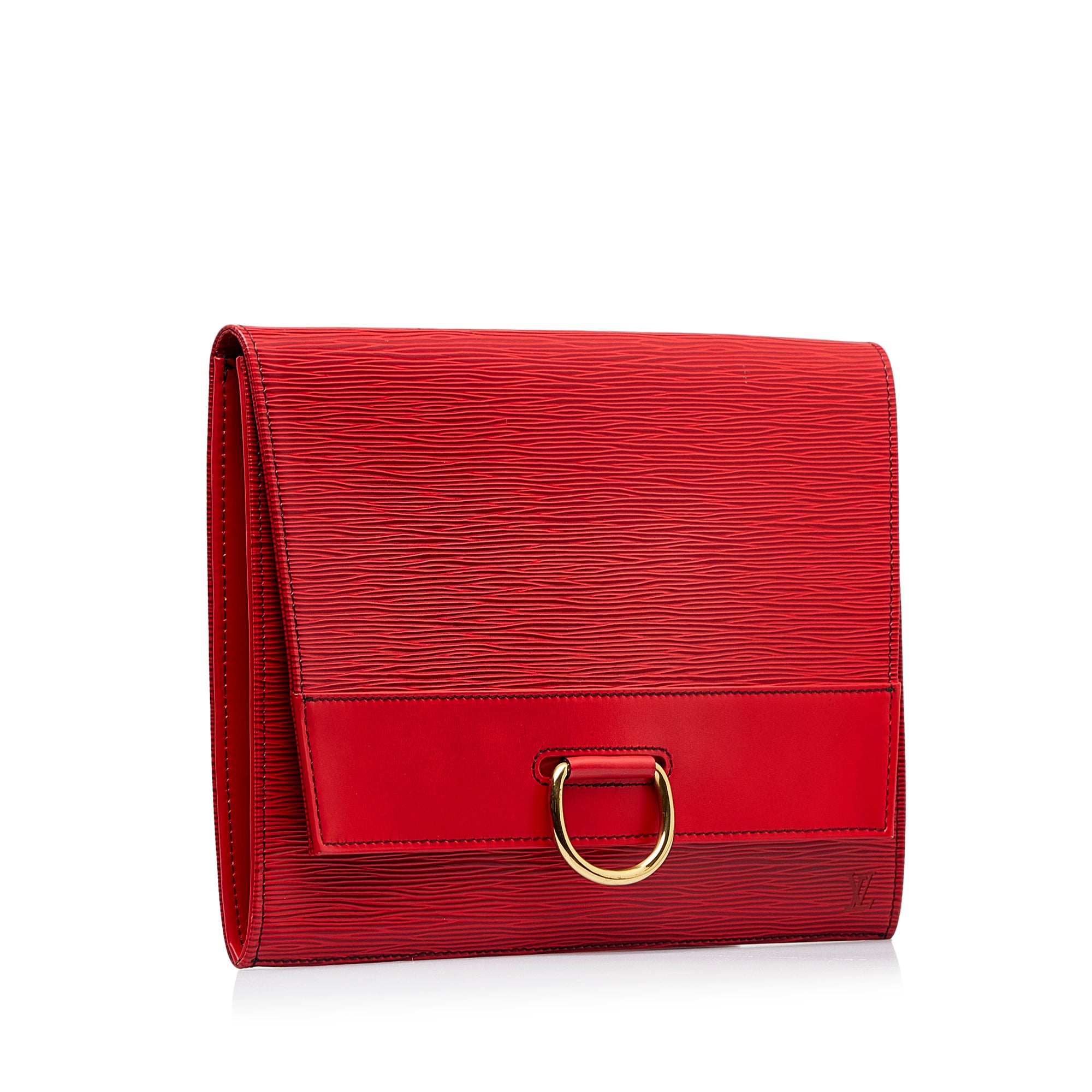 Vintage Louis Vuitton Pochette Lena Red Epi Leather Clutch Bag