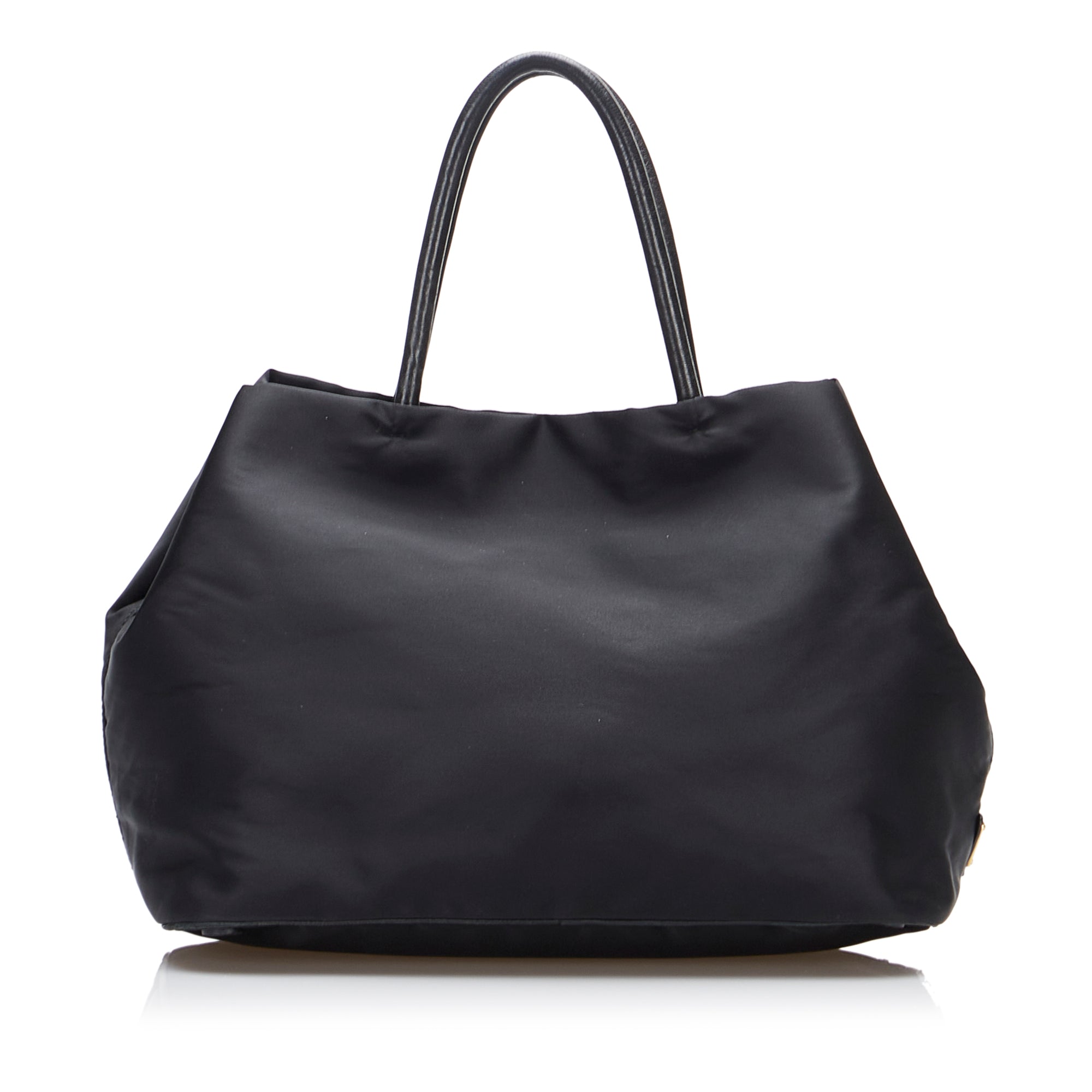 Prada Shoulder Bag in Black Canvas