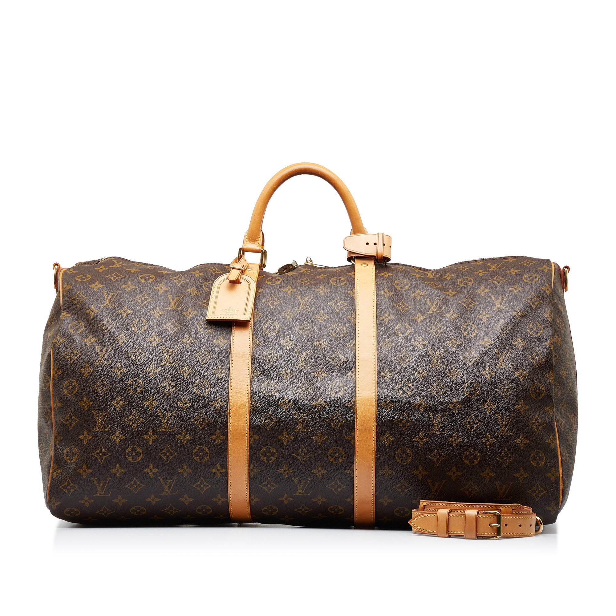 LOUIS VUITTON KEEPALL BANDOULIERE 50!Fiery Red Taiga Leather! SOLD OUT!