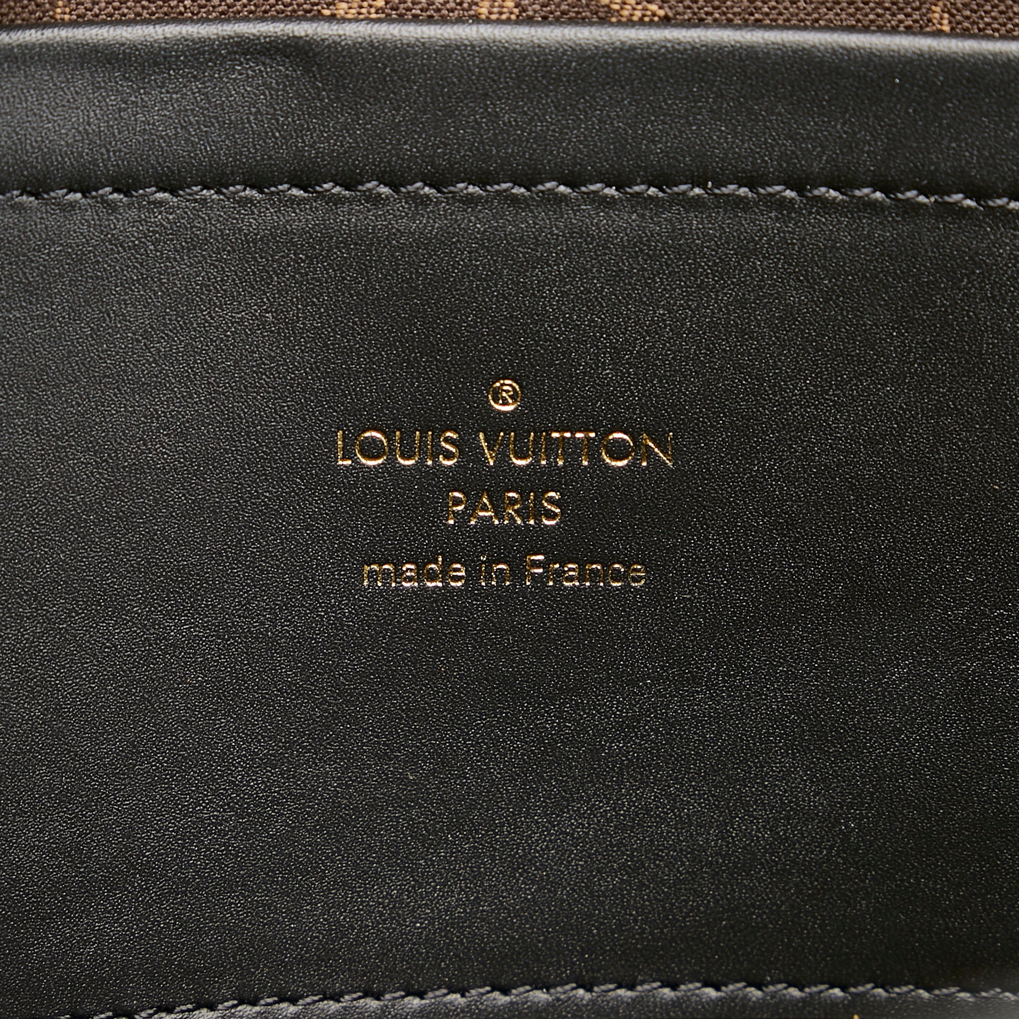 Utility leather bag Louis Vuitton Black in Leather - 36516999