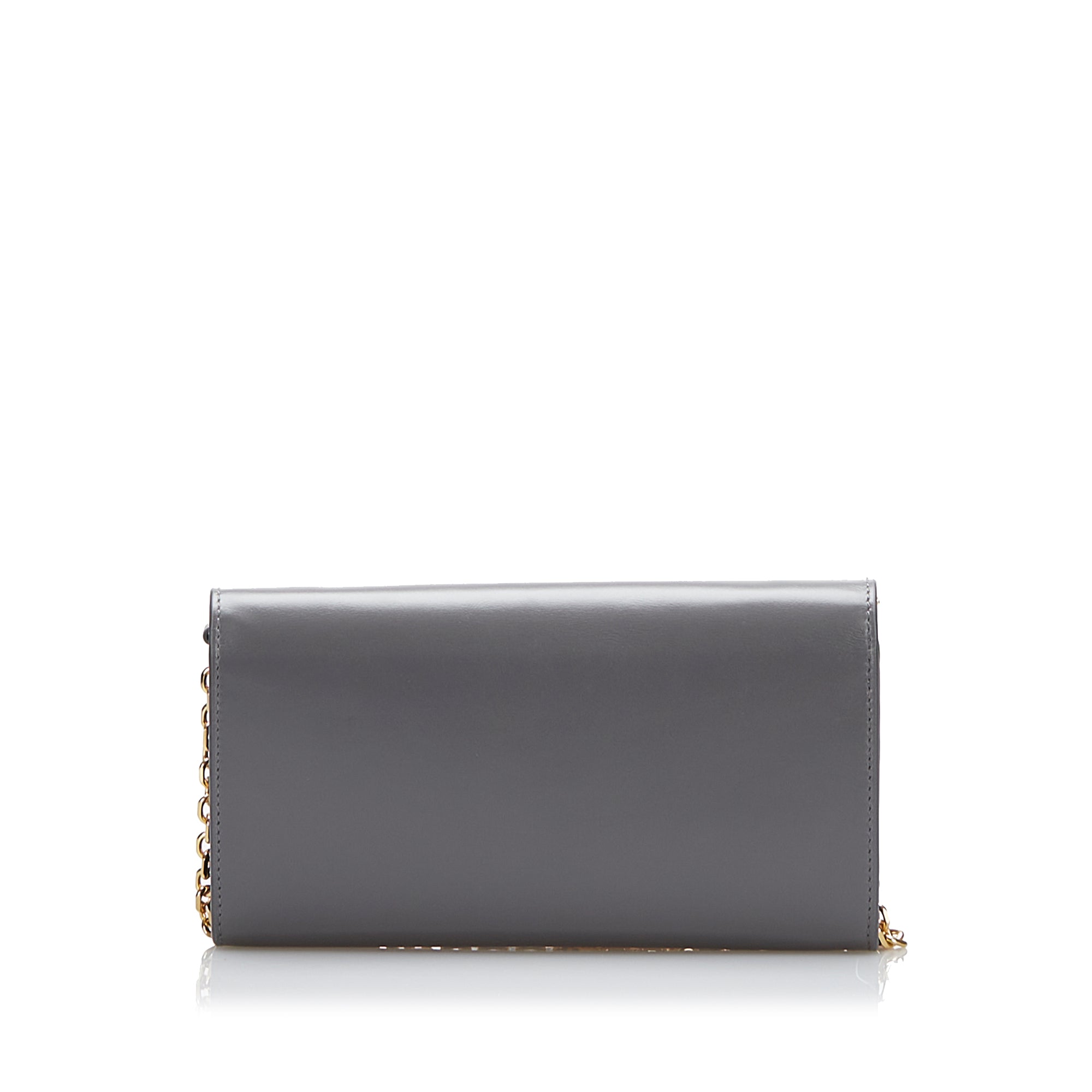 Celine C Bag Wallet on Chain Gray