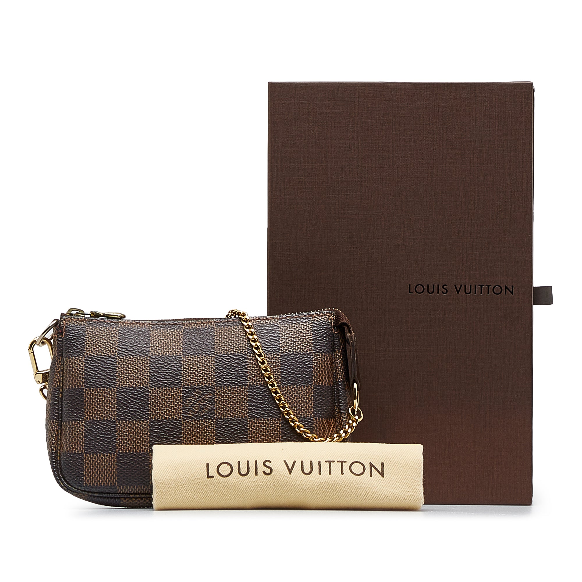 Louis Vuitton Mini Pochette Accessoires Damier Ebene Never Used