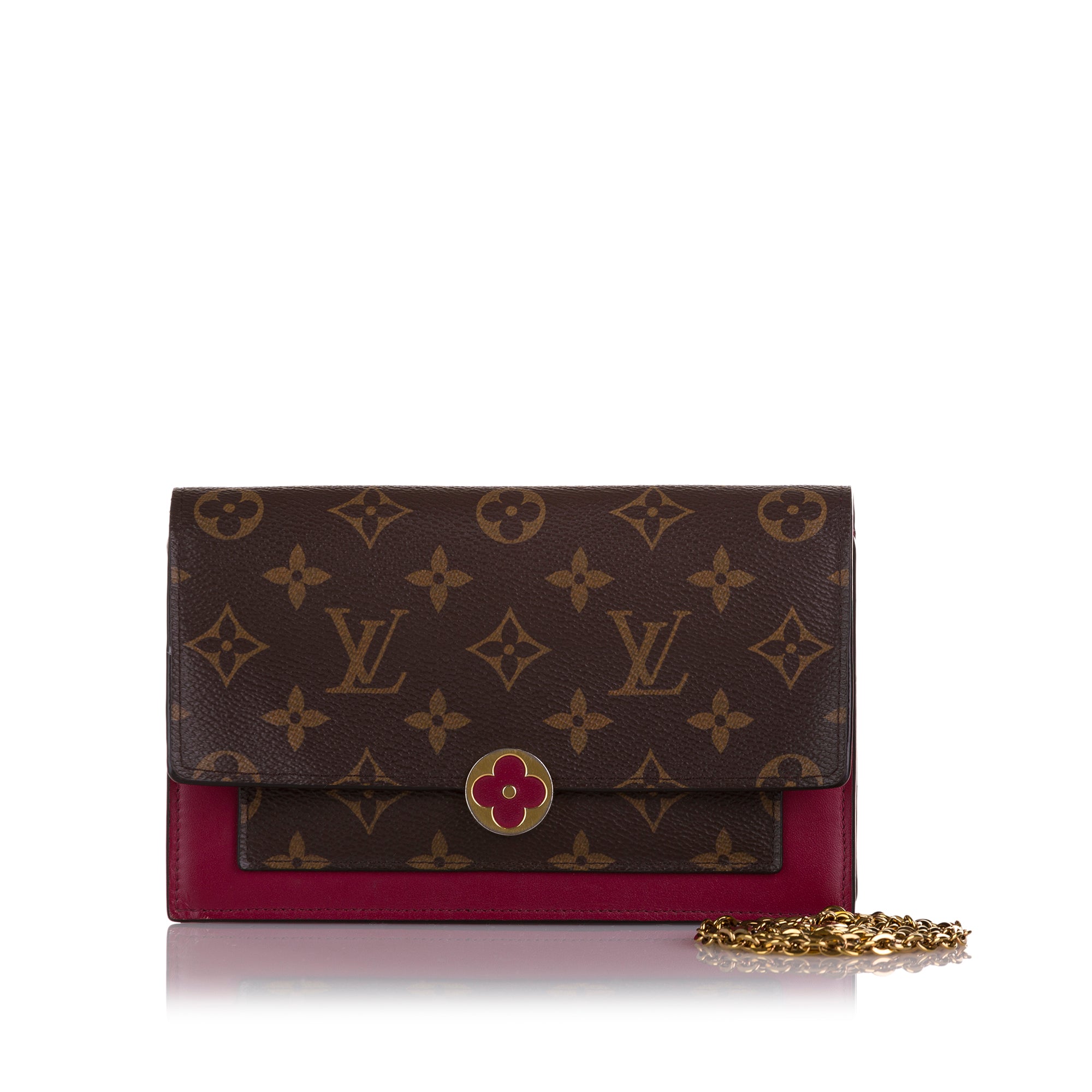 Louis Vuitton Flore Wallet on Chain Monogram Canvas