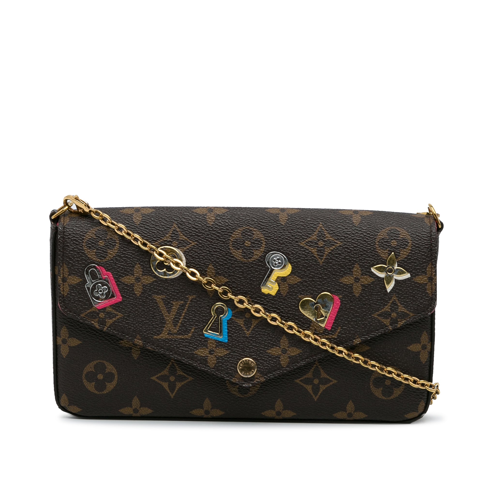 Louis Vuitton Love Lock Pochette Félicie Monogram Canvas