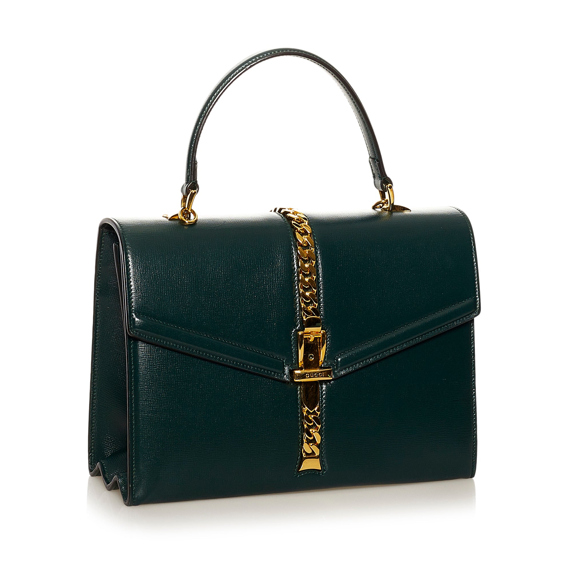 Gucci Sylvie 1969 Top Handle Bag Green