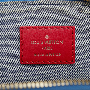 Louis Vuitton Alma BB Blue Patchwork Monogram Denim