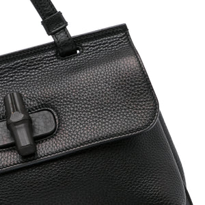 Gucci Bamboo Daily Small Black Leather