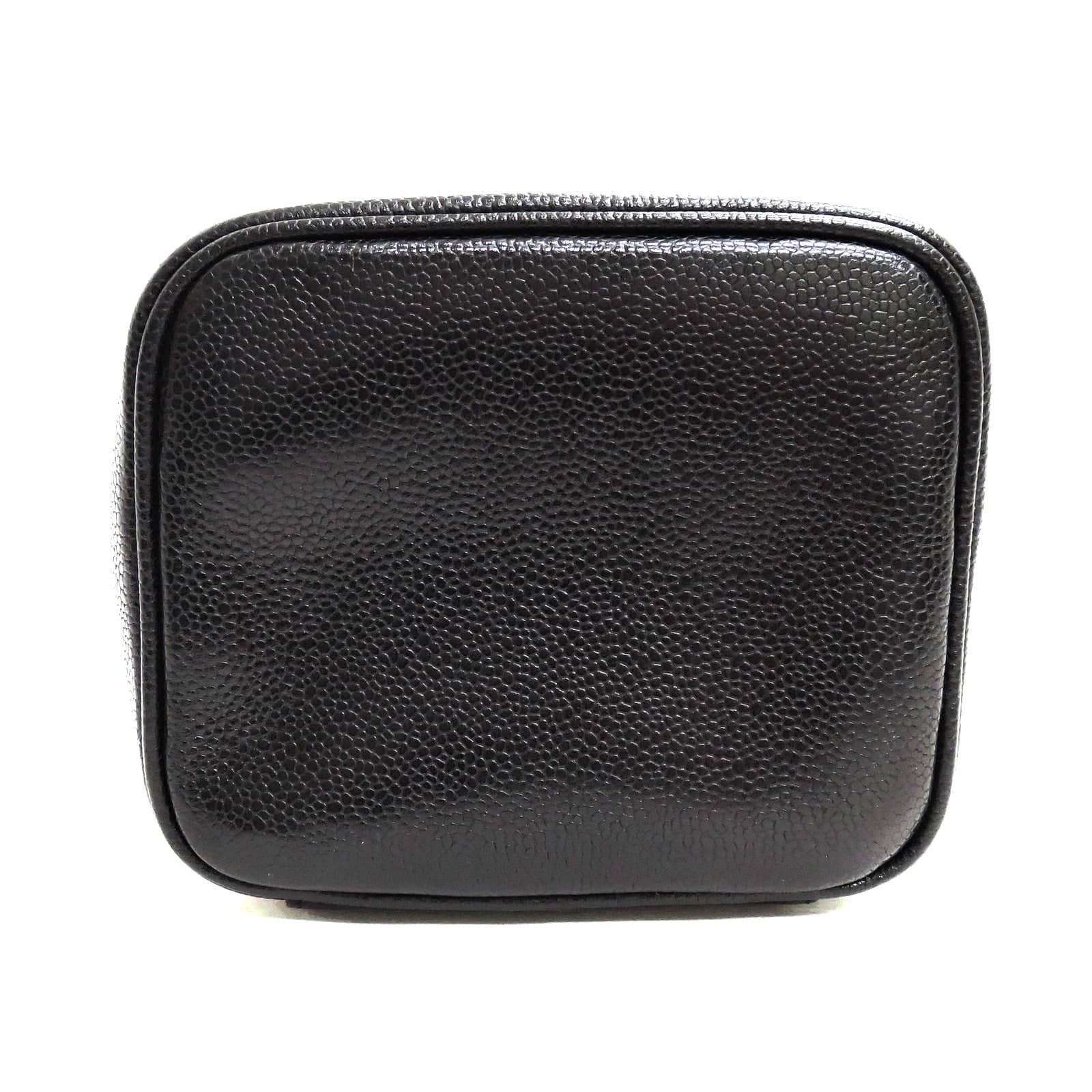 Chanel CC Cosmetic Case Black Caviar - Secondhandbags AG
