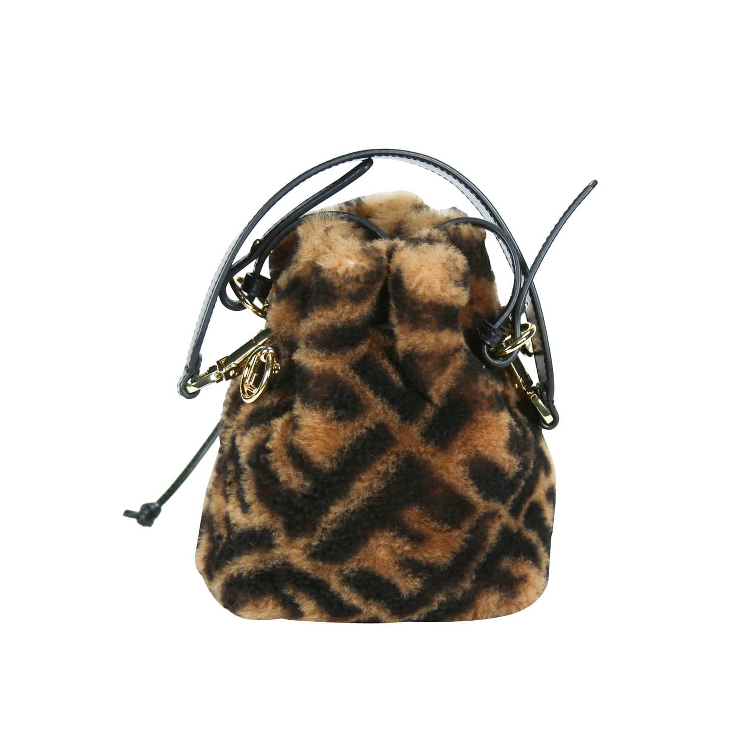 Mon Tresor - Mini-bag in brown sheepskin