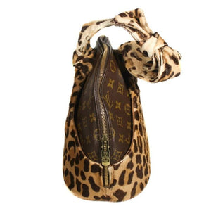 Louis Vuitton Alma Handbag Azzedine Alaia Monogram Leopard Bag