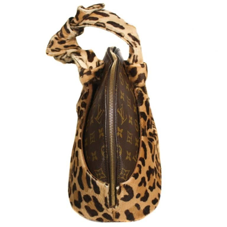 Louis Vuitton x Azzedine Alaia 'Centenaire' Leopard Alma Bag at