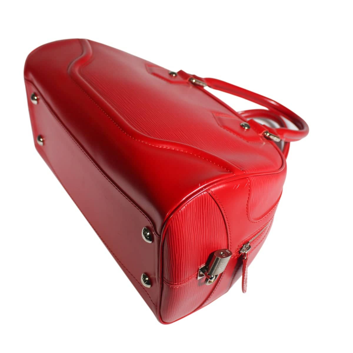 Louis Vuitton Bowling Montaigne PM Red Epi - Secondhandbags AG