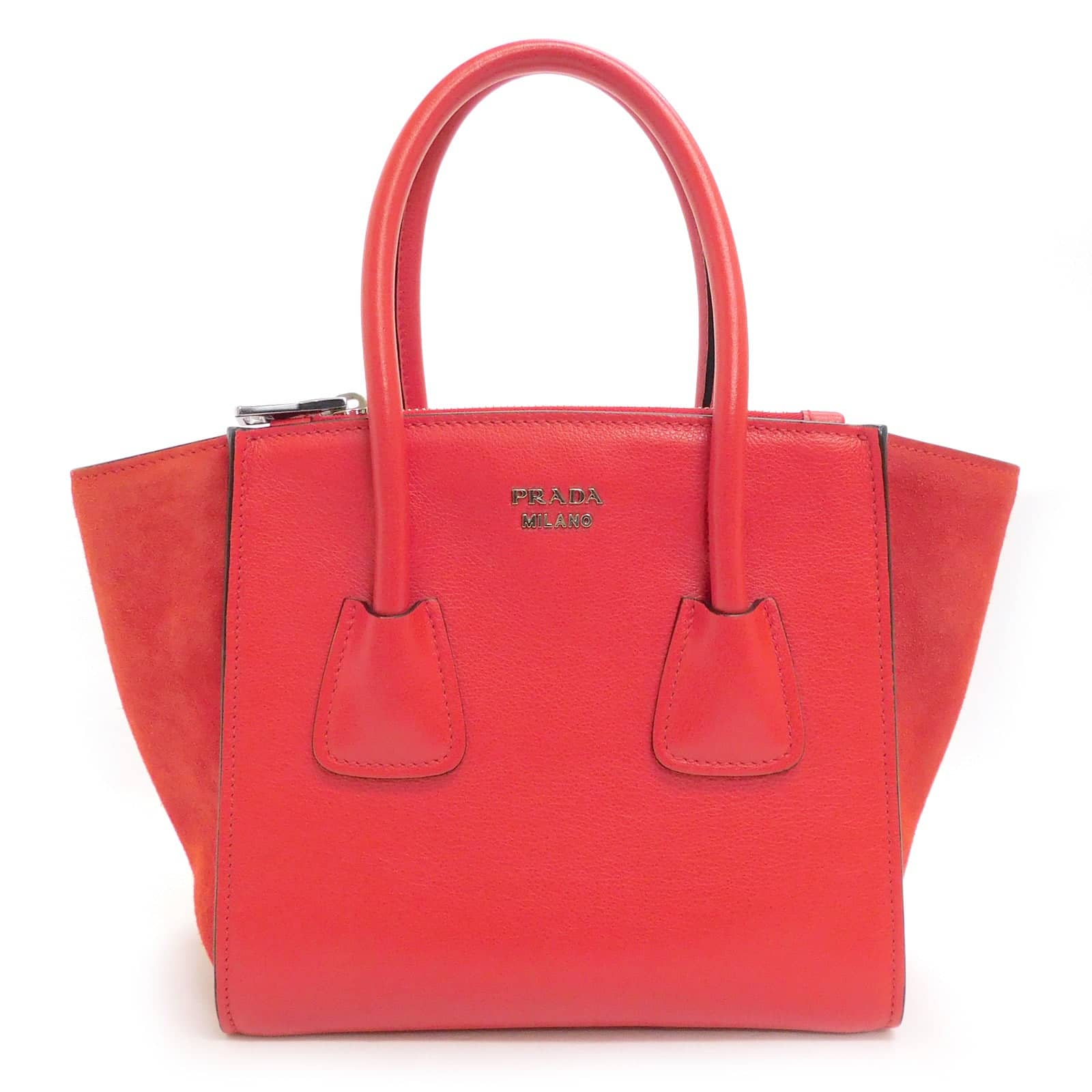 Prada Handbag Red Leather - Secondhandbags AG